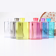 AS material high quality transparent canteen in color finished