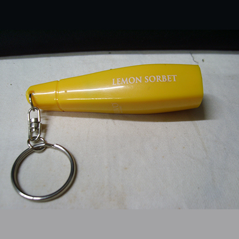 LED projector Keychain with 1- C imprint on shell & with LED film of logo or figurine PC-31400